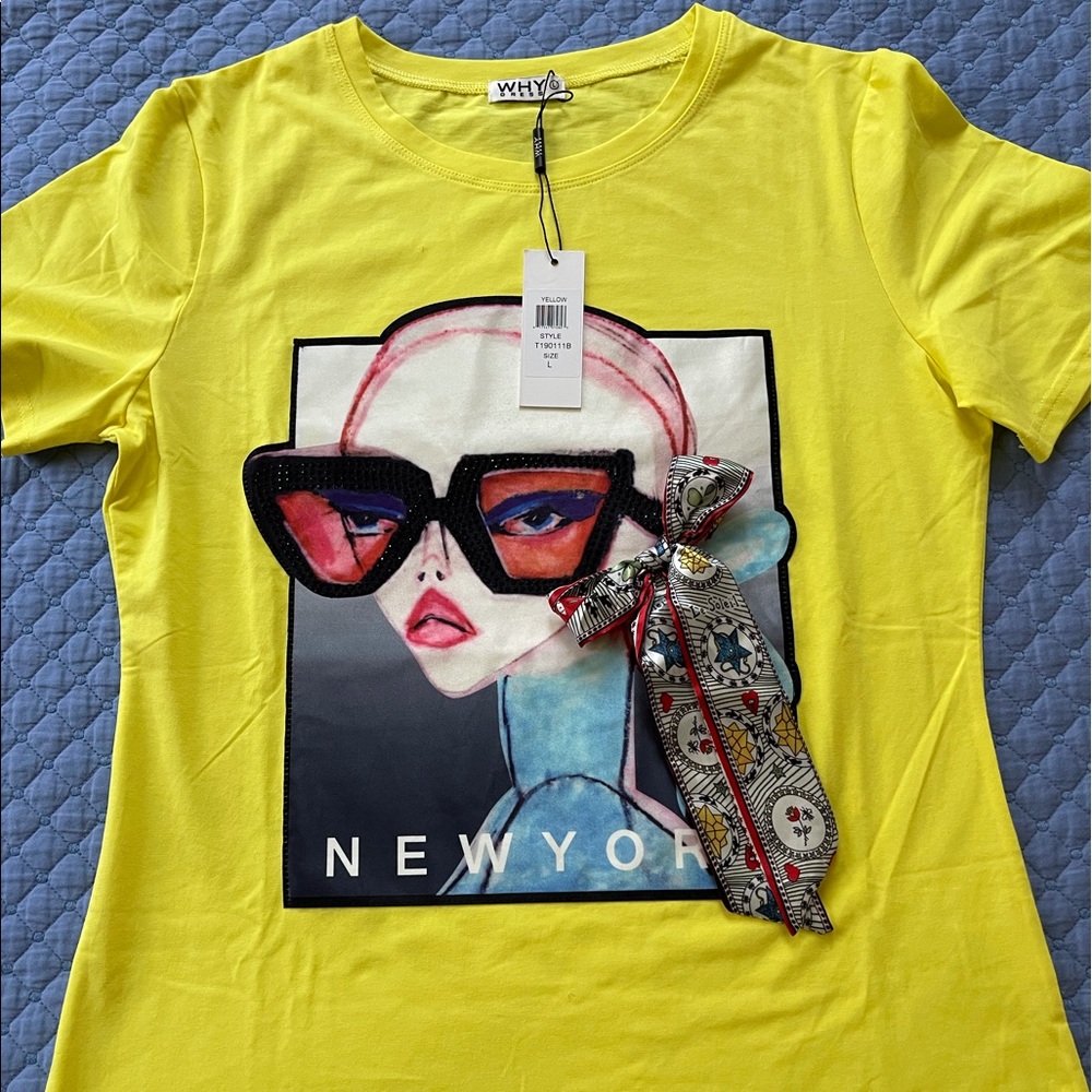 Size L beautiful yellow